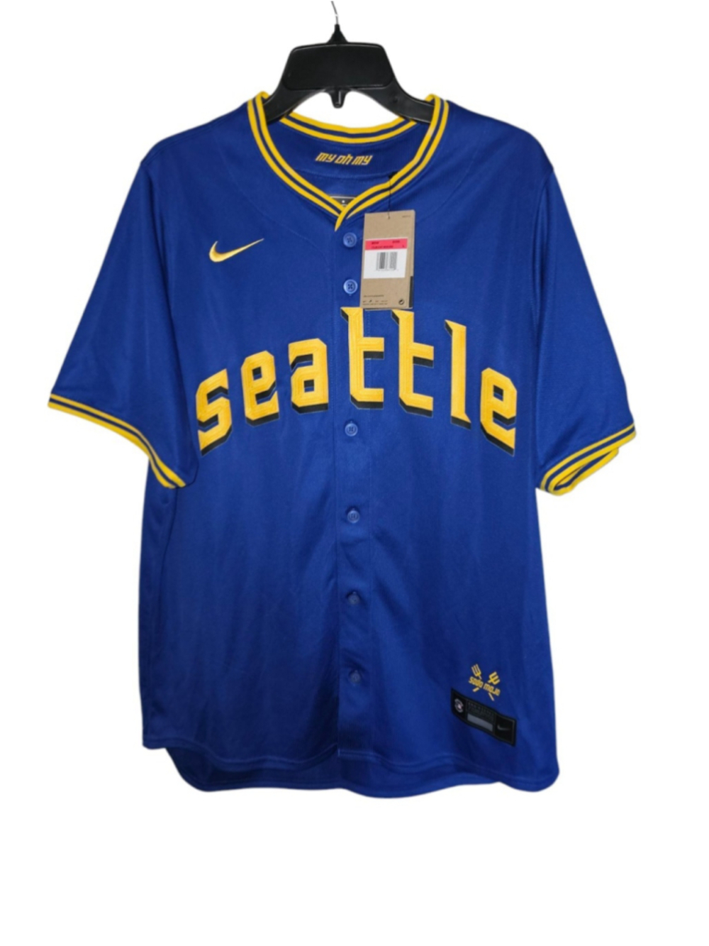 Nike MLB Seattle Mariners France #23 PNW City Connect Jersey Men Large L - My Oh